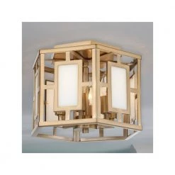 Hillcrest 12 in. 6-Light Vibrant Gold Flush Mount by Crystorama -Crystorama popular store vibrant gold crystorama flush mount lights hil 990 vg 1f 1000