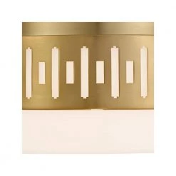 Keaton 13.37 in. 2-Light Vibrant Gold Flush Mount by Crystorama -Crystorama popular store vibrant gold crystorama flush mount lights kea b8200 vg 44 1000