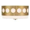 Kirby 13.37 in. 2-Light Vibrant Gold Flush Mount by Crystorama -Crystorama popular store vibrant gold crystorama flush mount lights kir b8100 vg 64 1000