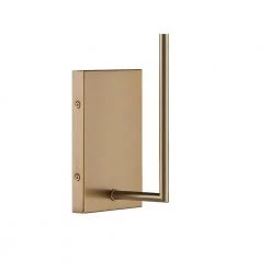 Lena 1-Light Vibrant Gold Sconce by Crystorama -Crystorama popular store vibrant gold crystorama vanity lighting len 250 op vg 1f 1000