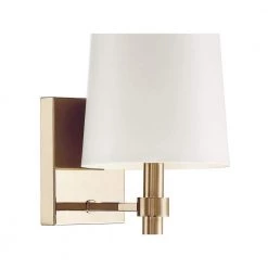 Bromley 1-Light Vibrant Gold Sconce by Crystorama 10 Bromley 1-Light Vibrant Gold Sconce by Crystorama -Crystorama popular store vibrant gold crystorama wall sconces bro 451 vg 1f 1000