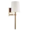 Bromley 1-Light Vibrant Gold Sconce by Crystorama