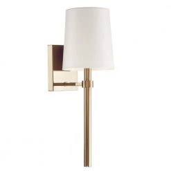 Bromley 1-Light Vibrant Gold Sconce by Crystorama