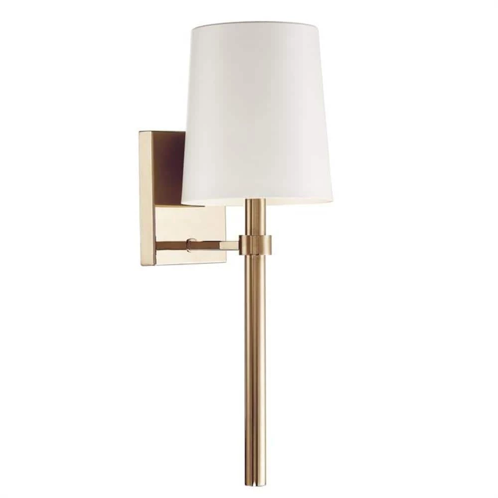 Bromley 1-Light Vibrant Gold Sconce by Crystorama 3 Bromley 1-Light Vibrant Gold Sconce by Crystorama