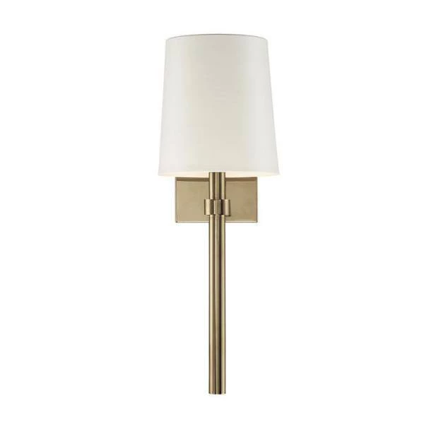 Bromley 1-Light Vibrant Gold Sconce by Crystorama 4 Bromley 1-Light Vibrant Gold Sconce by Crystorama - Image 2