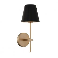 Xavier 1-Light Vibrant Gold Wall Mount by Crystorama -Crystorama popular store vibrant gold crystorama wall sconces xav b8321 vg fa 1000